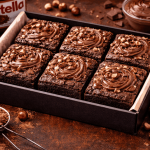Nutella Brownie (6 Pieces)