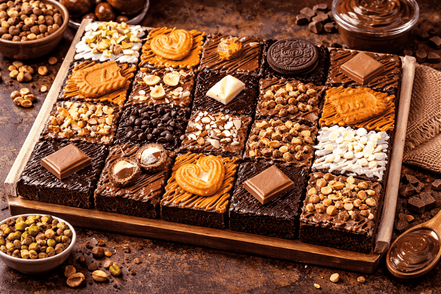 Assorted Brownie Box (20 Pieces)